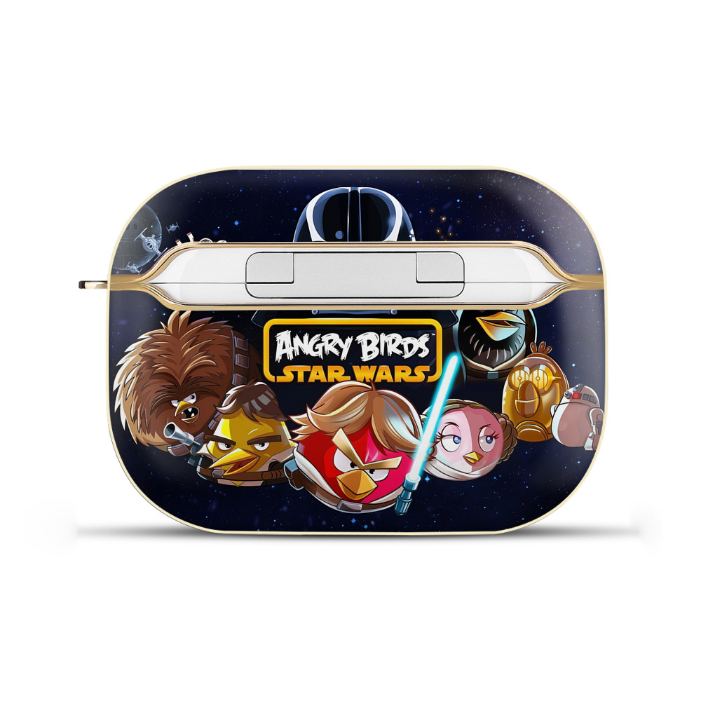 （画像用） Angry Birds アングリーバード 【AirPods Pro用】ハードシェル保護ケース｜耐衝撃・防指紋・カラビナ付き商品仕様