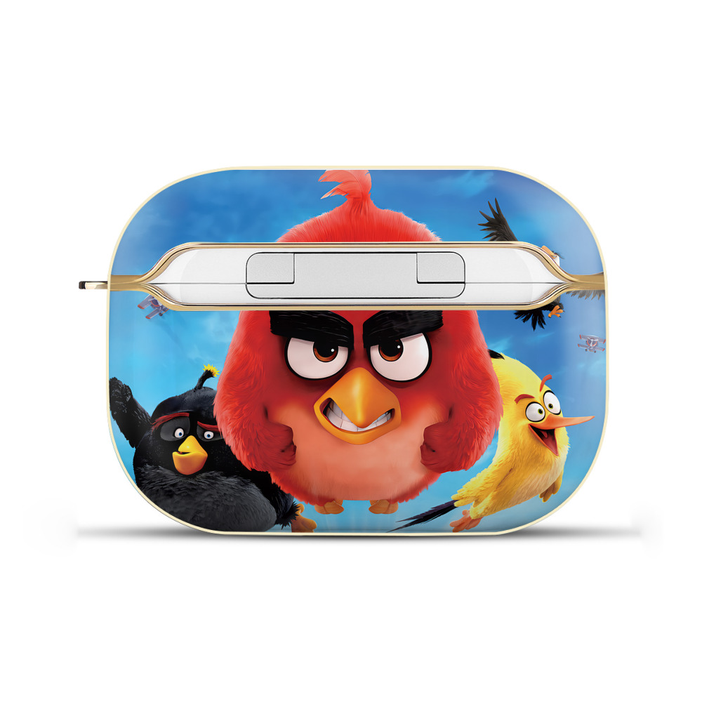 （画像用） Angry Birds アングリーバード 【AirPods Pro用】ハードシェル保護ケース｜耐衝撃・防指紋・カラビナ付き商品仕様