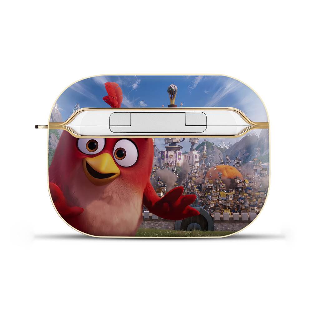 （画像用） Angry Birds アングリーバード 【AirPods Pro用】ハードシェル保護ケース｜耐衝撃・防指紋・カラビナ付き商品仕様