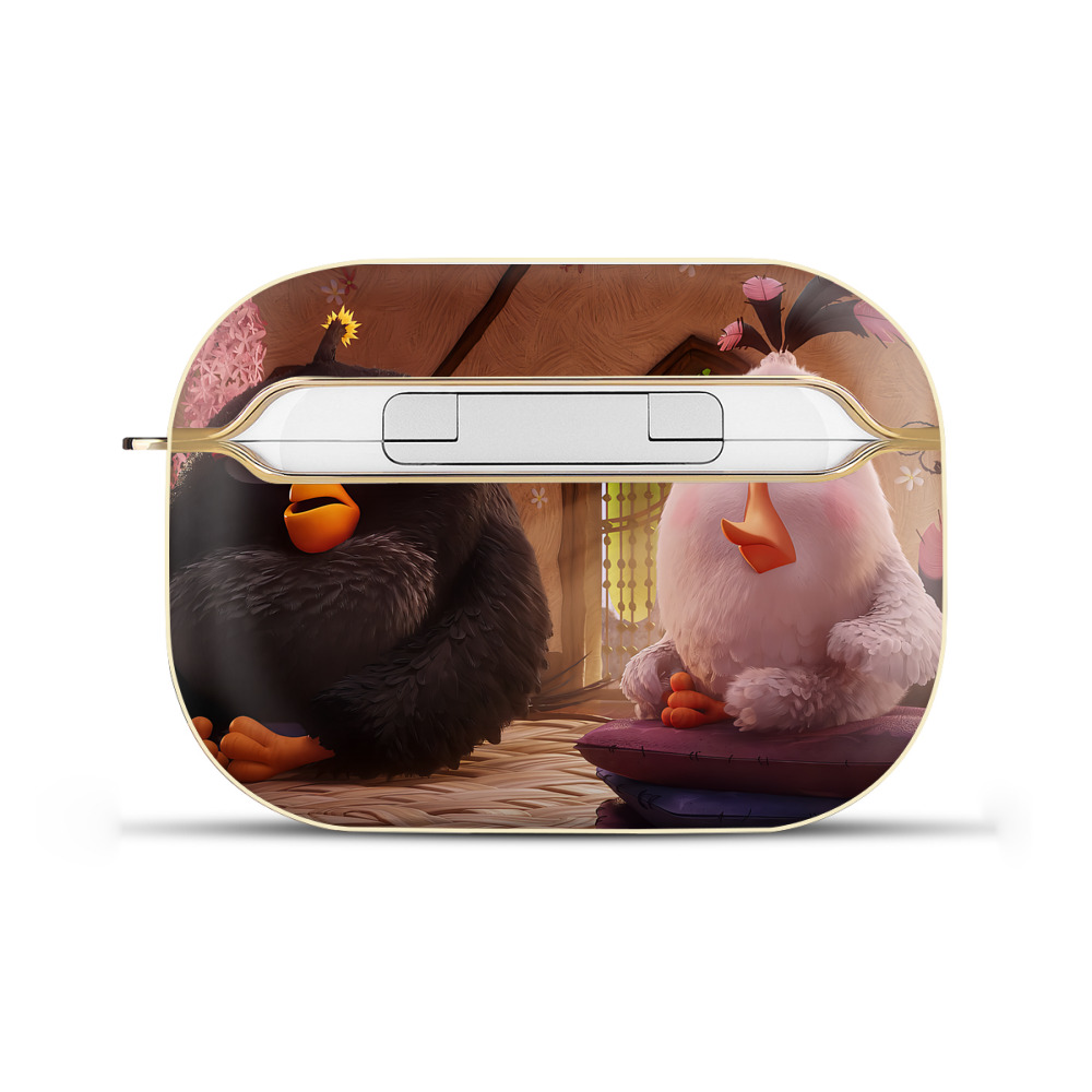 （画像用） Angry Birds アングリーバード 【AirPods Pro用】ハードシェル保護ケース｜耐衝撃・防指紋・カラビナ付き商品仕様