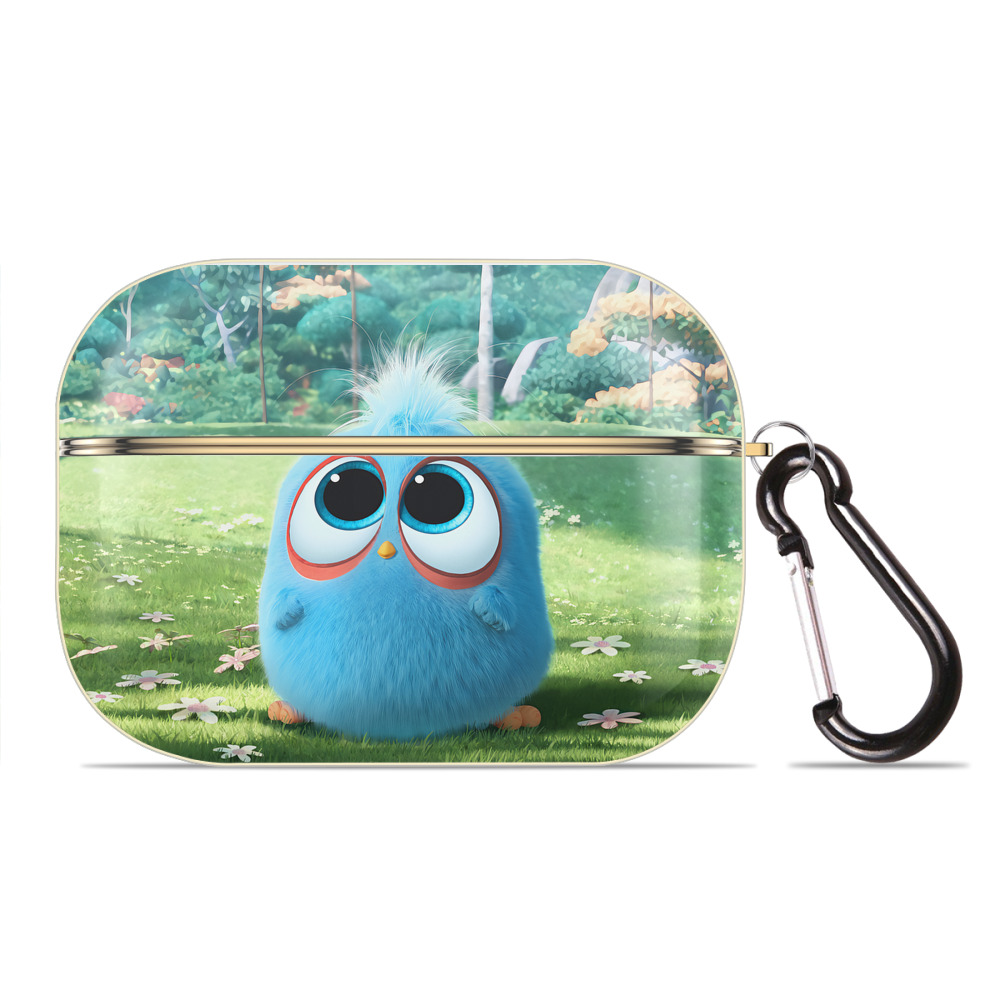 （画像用） Angry Birds アングリーバード 【AirPods Pro用】ハードシェル保護ケース｜耐衝撃・防指紋・カラビナ付き商品仕様