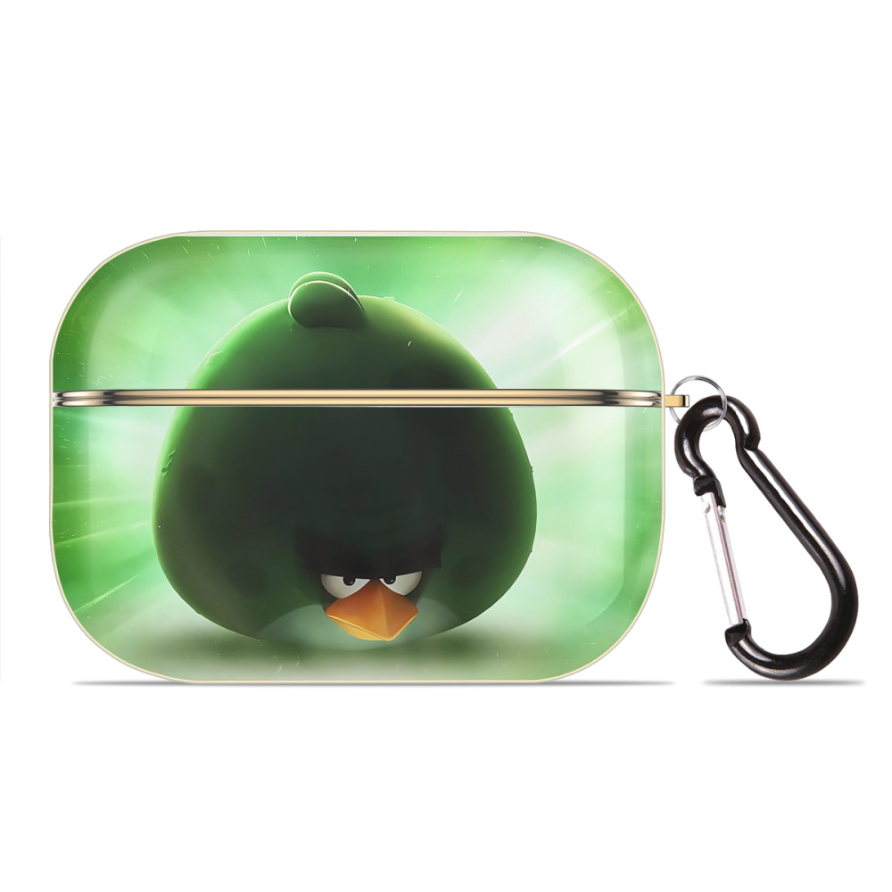 （画像用） Angry Birds アングリーバード 【AirPods Pro用】ハードシェル保護ケース｜耐衝撃・防指紋・カラビナ付き商品仕様