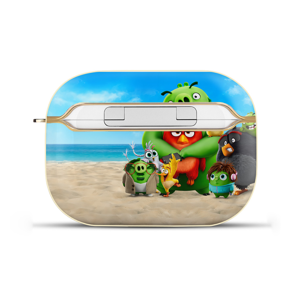 （画像用） Angry Birds アングリーバード 【AirPods Pro用】ハードシェル保護ケース｜耐衝撃・防指紋・カラビナ付き商品仕様