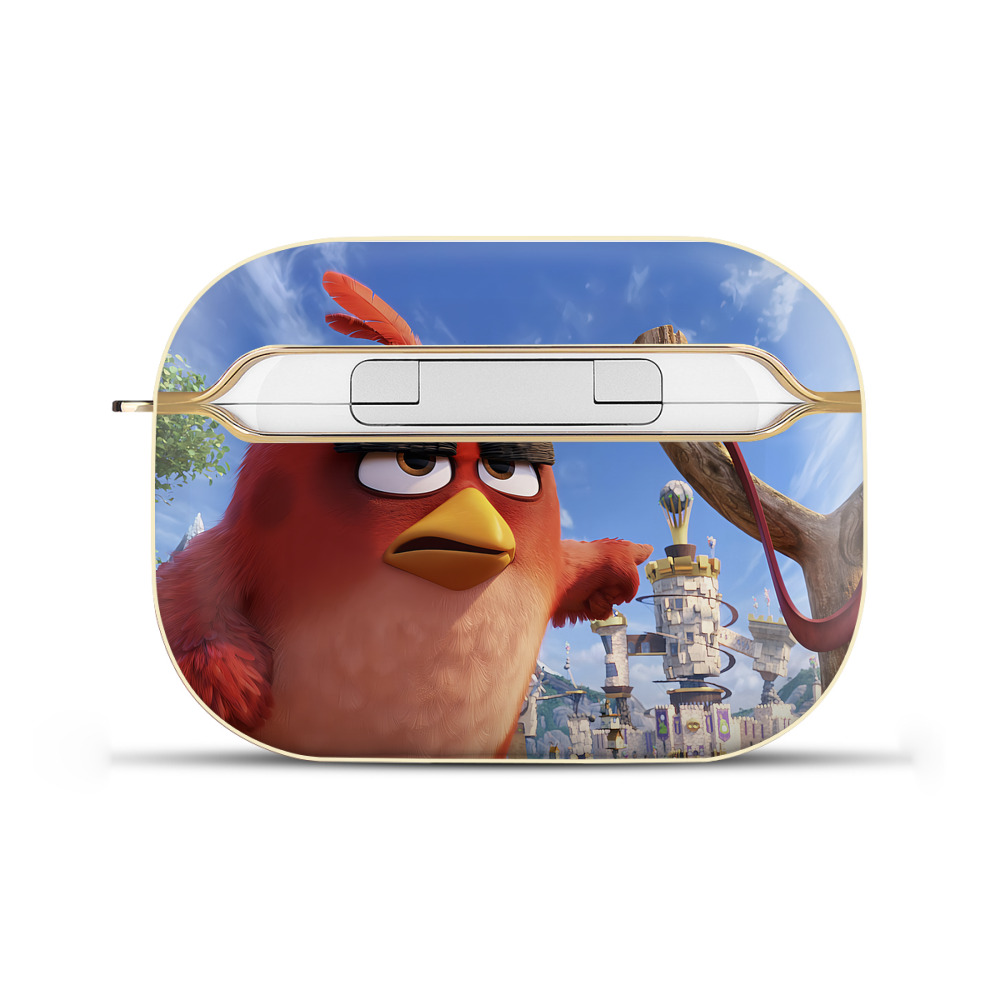 （画像用） Angry Birds アングリーバード 【AirPods Pro用】ハードシェル保護ケース｜耐衝撃・防指紋・カラビナ付き商品仕様