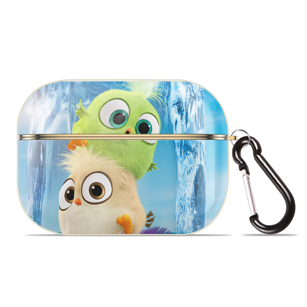 （画像用） Angry Birds アングリーバード 【AirPods Pro用】ハードシェル保護ケース｜耐衝撃・防指紋・カラビナ付き商品仕様