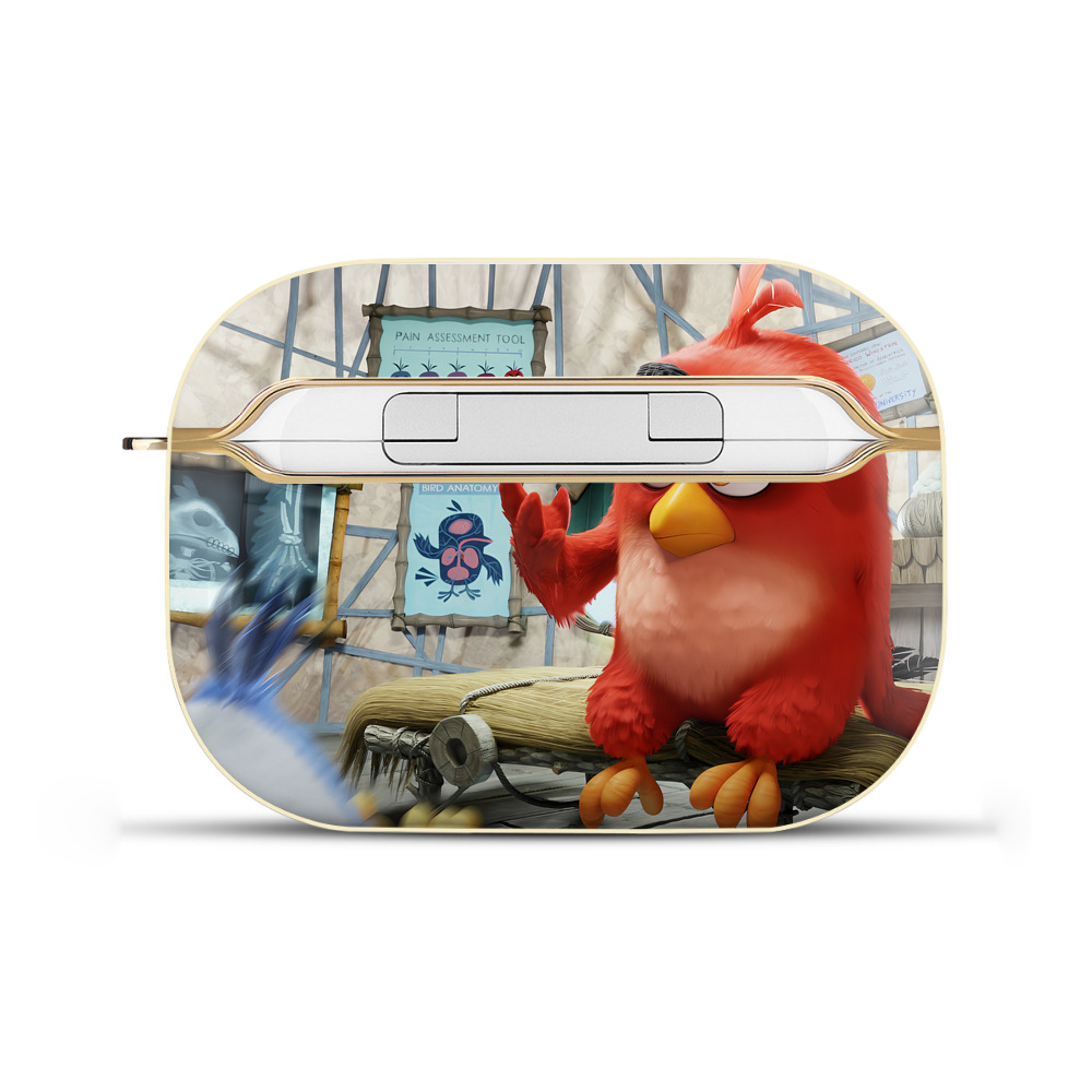 （画像用） Angry Birds アングリーバード 【AirPods Pro用】ハードシェル保護ケース｜耐衝撃・防指紋・カラビナ付き商品仕様