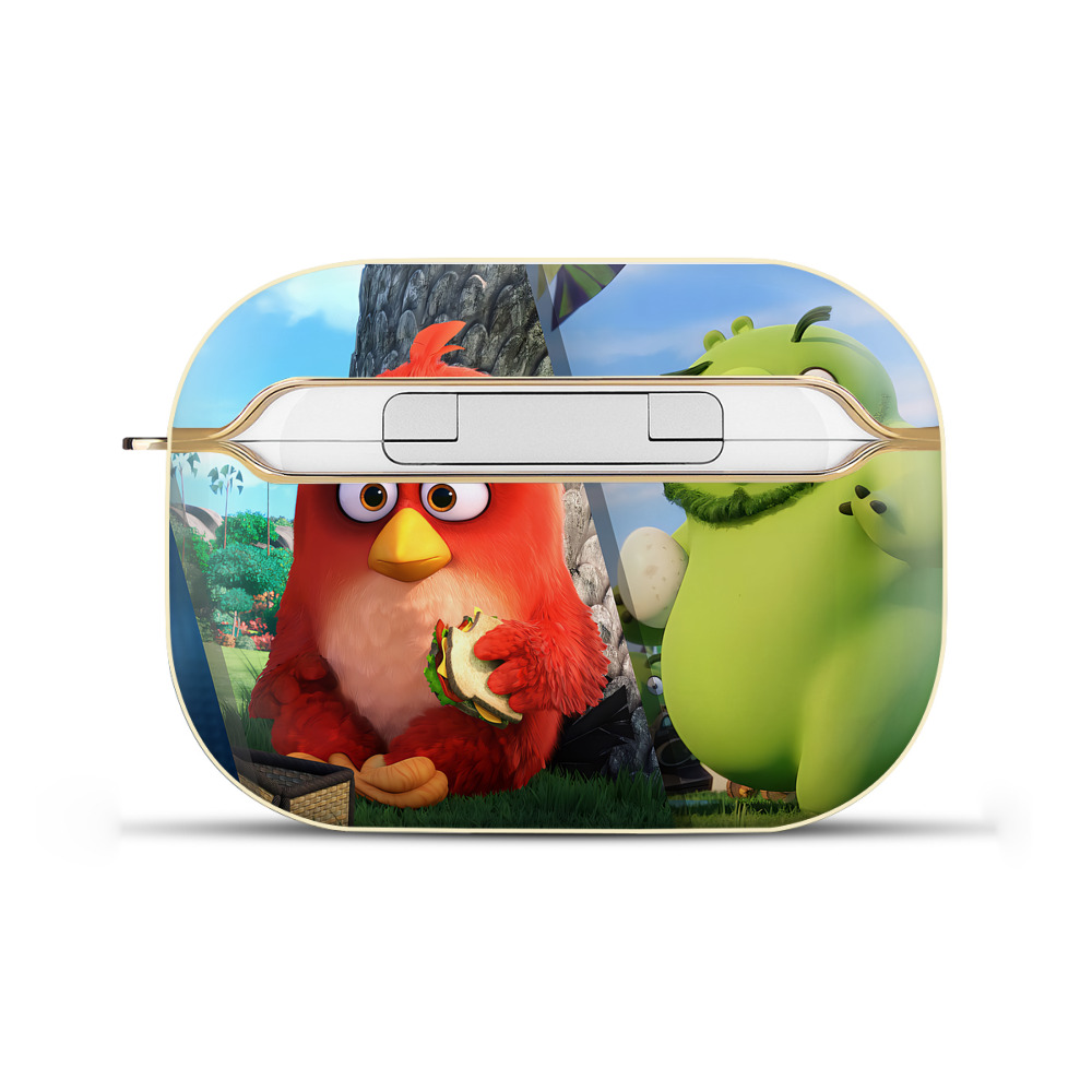（画像用） Angry Birds アングリーバード 【AirPods Pro用】ハードシェル保護ケース｜耐衝撃・防指紋・カラビナ付き商品仕様