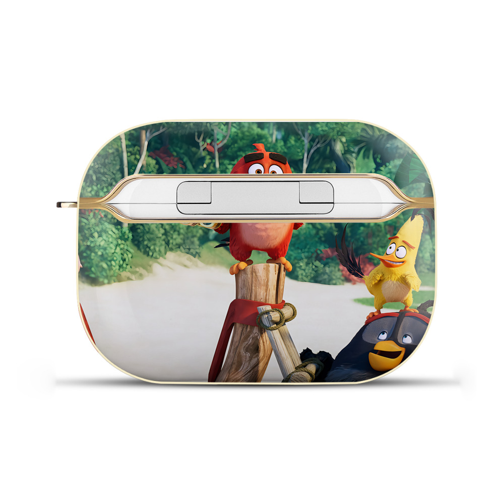 （画像用） Angry Birds アングリーバード 【AirPods Pro用】ハードシェル保護ケース｜耐衝撃・防指紋・カラビナ付き商品仕様