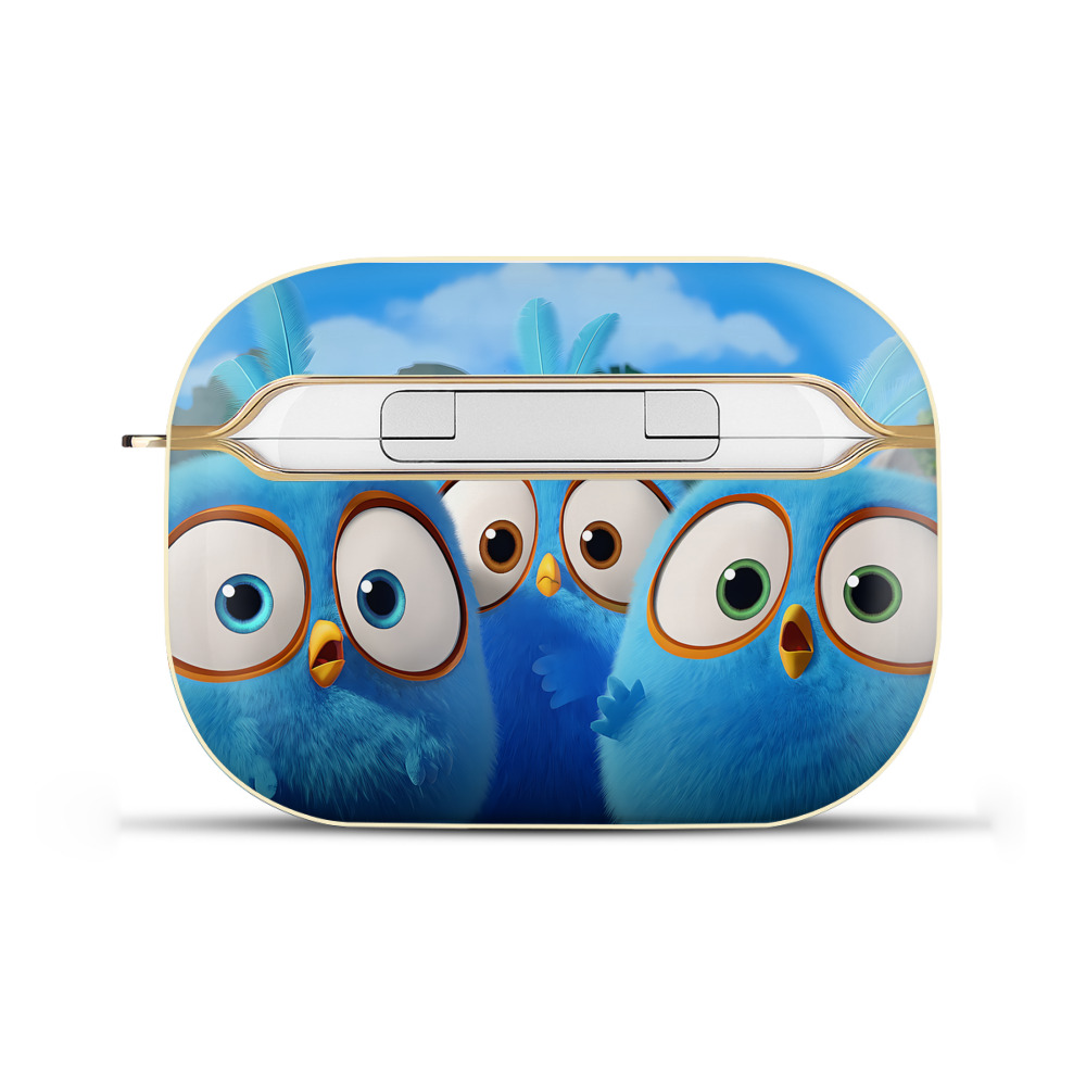 （画像用） Angry Birds アングリーバード 【AirPods Pro用】ハードシェル保護ケース｜耐衝撃・防指紋・カラビナ付き商品仕様