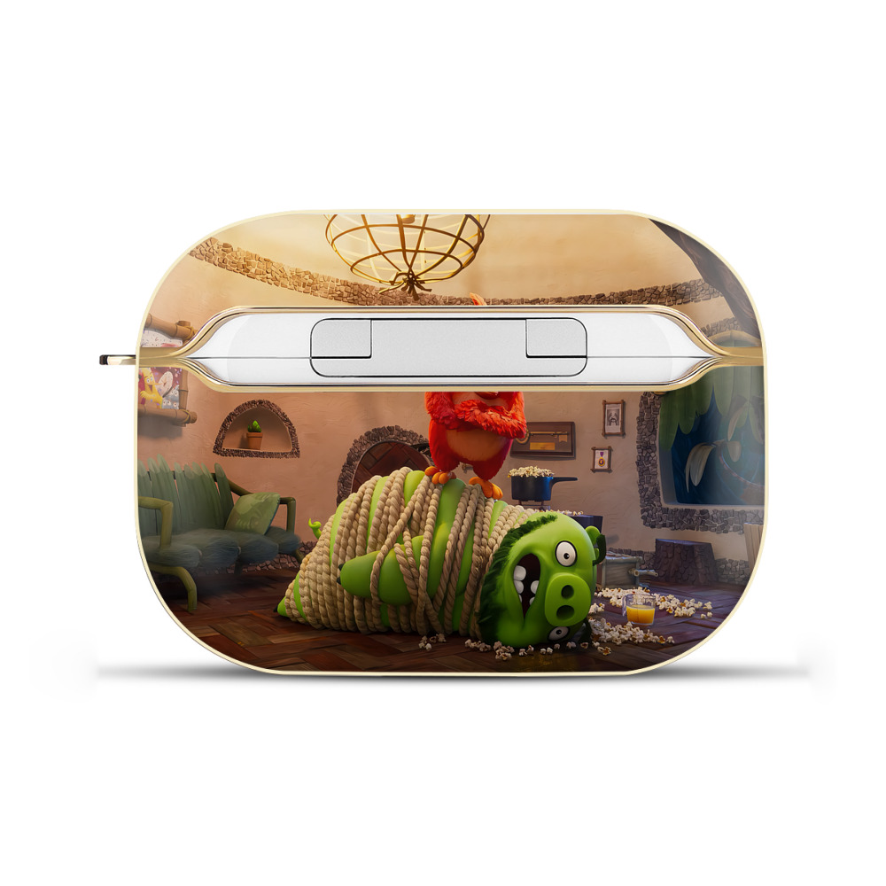（画像用） Angry Birds アングリーバード 【AirPods Pro用】ハードシェル保護ケース｜耐衝撃・防指紋・カラビナ付き商品仕様