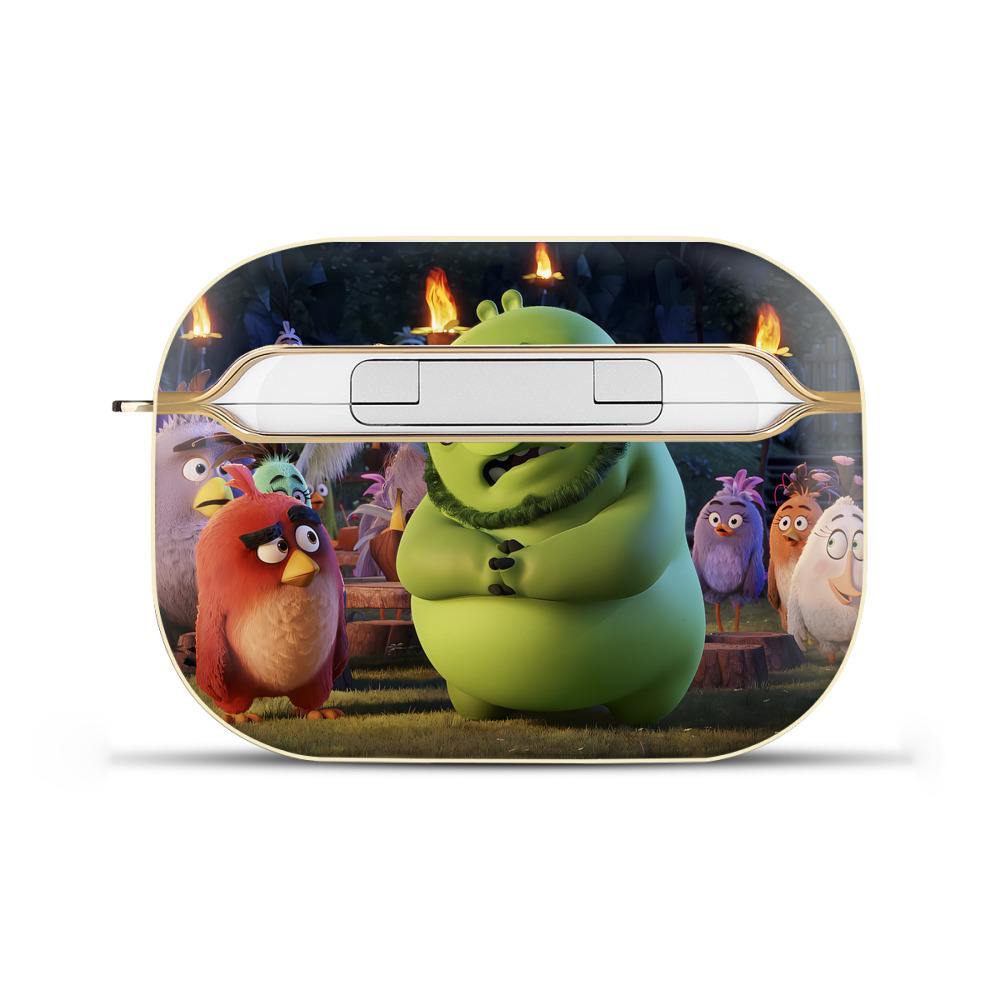 （画像用） Angry Birds アングリーバード 【AirPods Pro用】ハードシェル保護ケース｜耐衝撃・防指紋・カラビナ付き商品仕様