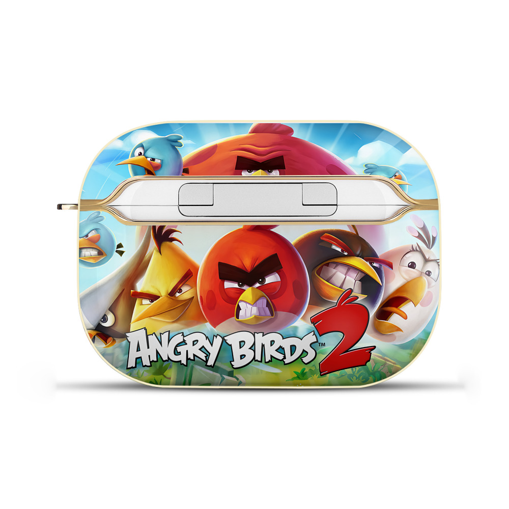 （画像用） Angry Birds アングリーバード 【AirPods Pro用】ハードシェル保護ケース｜耐衝撃・防指紋・カラビナ付き商品仕様