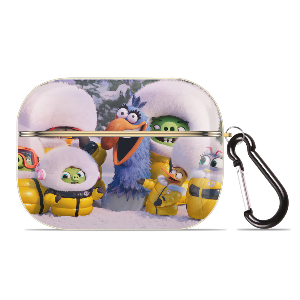（画像用） Angry Birds アングリーバード 【AirPods Pro用】ハードシェル保護ケース｜耐衝撃・防指紋・カラビナ付き商品仕様