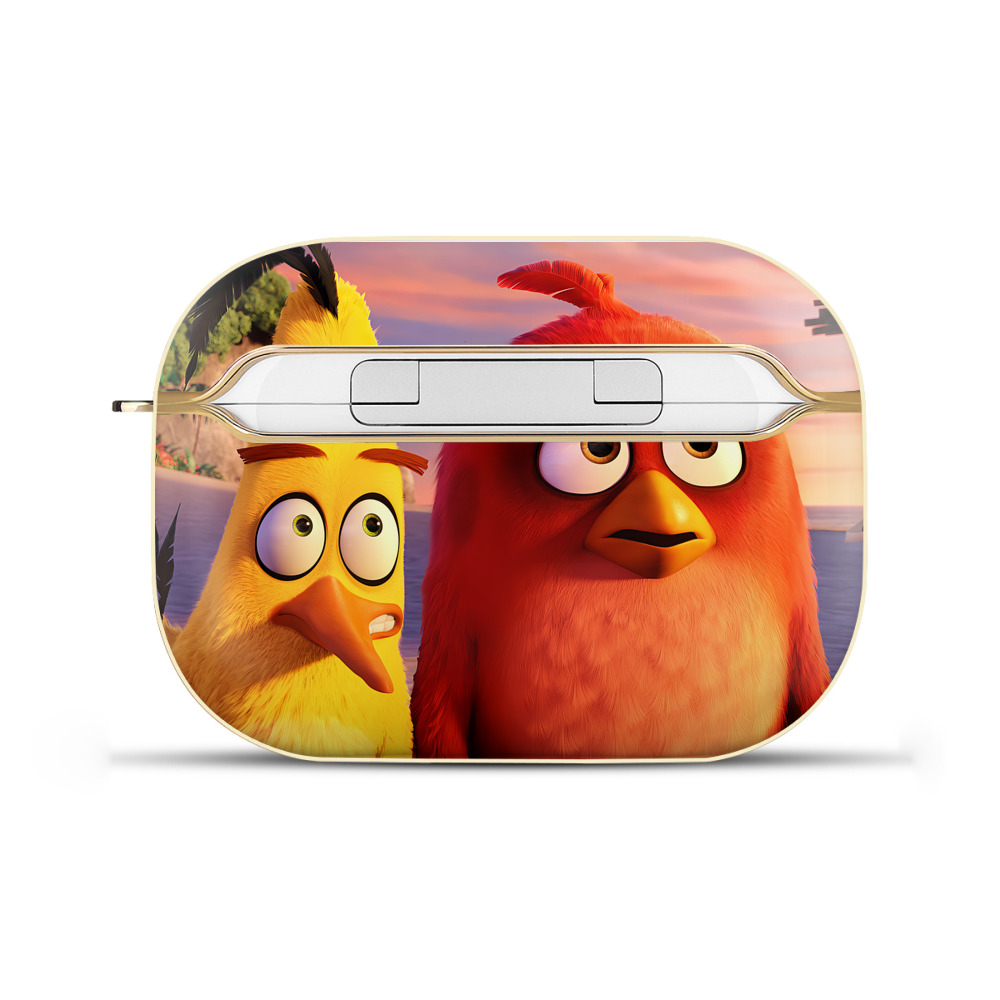 （画像用） Angry Birds アングリーバード 【AirPods Pro用】ハードシェル保護ケース｜耐衝撃・防指紋・カラビナ付き商品仕様