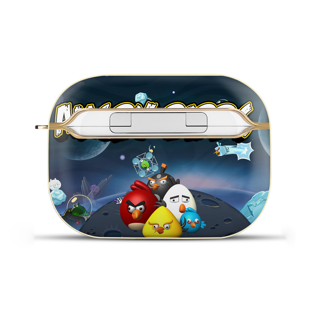 （画像用） Angry Birds アングリーバード 【AirPods Pro用】ハードシェル保護ケース｜耐衝撃・防指紋・カラビナ付き商品仕様