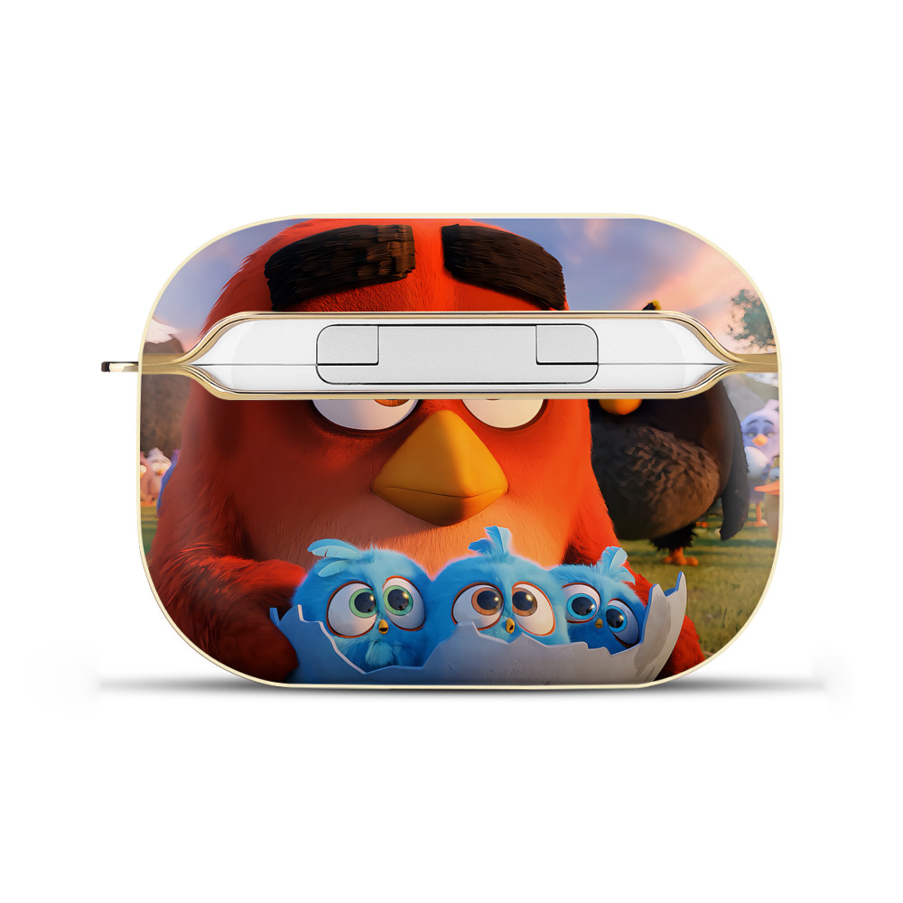 （画像用） Angry Birds アングリーバード 【AirPods Pro用】ハードシェル保護ケース｜耐衝撃・防指紋・カラビナ付き商品仕様