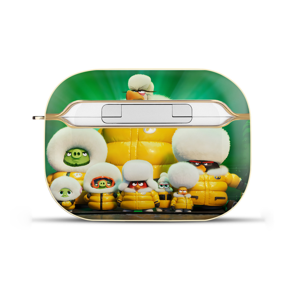 （画像用） Angry Birds アングリーバード 【AirPods Pro用】ハードシェル保護ケース｜耐衝撃・防指紋・カラビナ付き商品仕様