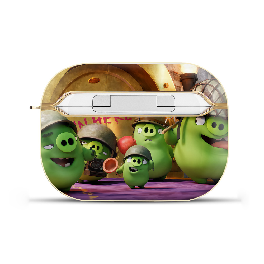 （画像用） Angry Birds アングリーバード 【AirPods Pro用】ハードシェル保護ケース｜耐衝撃・防指紋・カラビナ付き商品仕様