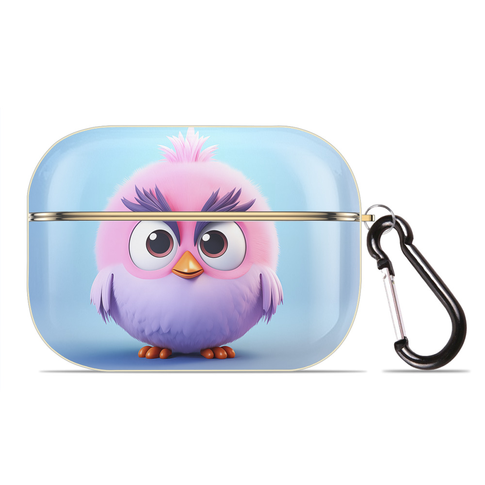 （画像用） Angry Birds アングリーバード 【AirPods Pro用】ハードシェル保護ケース｜耐衝撃・防指紋・カラビナ付き商品仕様