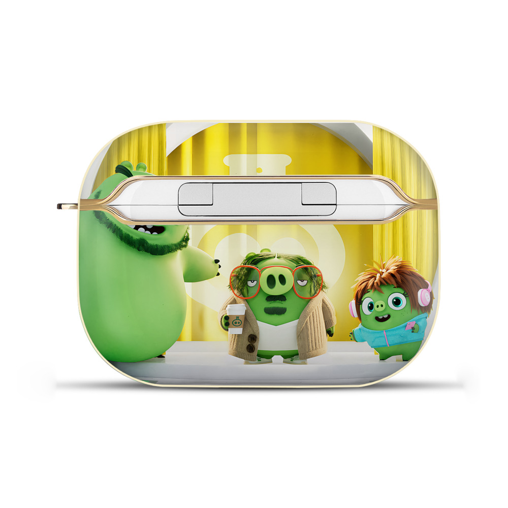 （画像用） Angry Birds アングリーバード 【AirPods Pro用】ハードシェル保護ケース｜耐衝撃・防指紋・カラビナ付き商品仕様