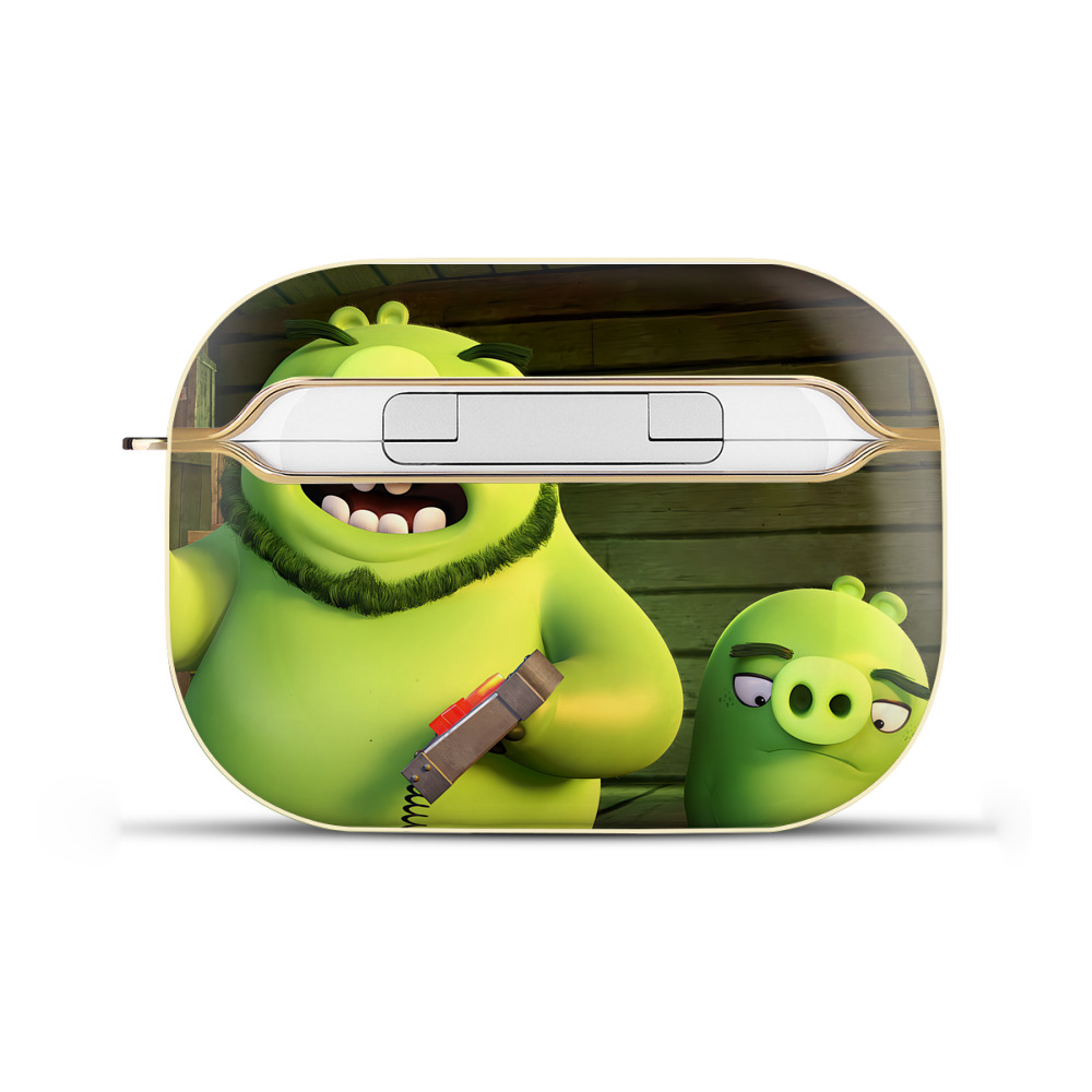 （画像用） Angry Birds アングリーバード 【AirPods Pro用】ハードシェル保護ケース｜耐衝撃・防指紋・カラビナ付き商品仕様