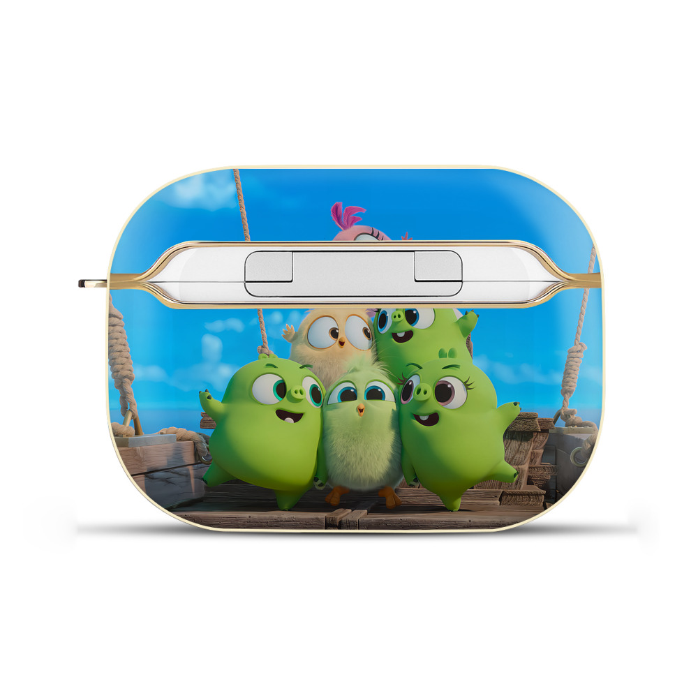（画像用） Angry Birds アングリーバード 【AirPods Pro用】ハードシェル保護ケース｜耐衝撃・防指紋・カラビナ付き商品仕様