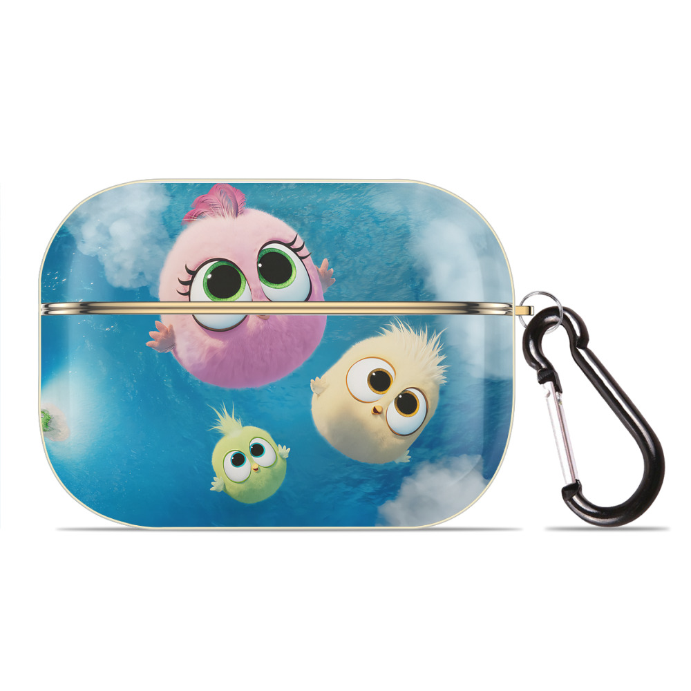 （画像用） Angry Birds アングリーバード 【AirPods Pro用】ハードシェル保護ケース｜耐衝撃・防指紋・カラビナ付き商品仕様