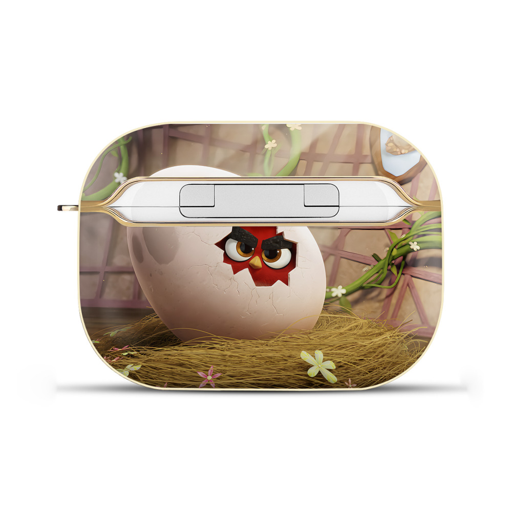 （画像用） Angry Birds アングリーバード 【AirPods Pro用】ハードシェル保護ケース｜耐衝撃・防指紋・カラビナ付き商品仕様