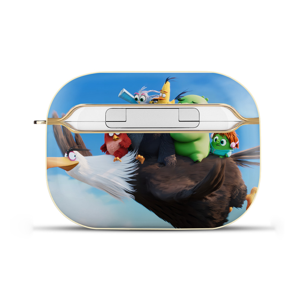 （画像用） Angry Birds アングリーバード 【AirPods Pro用】ハードシェル保護ケース｜耐衝撃・防指紋・カラビナ付き商品仕様