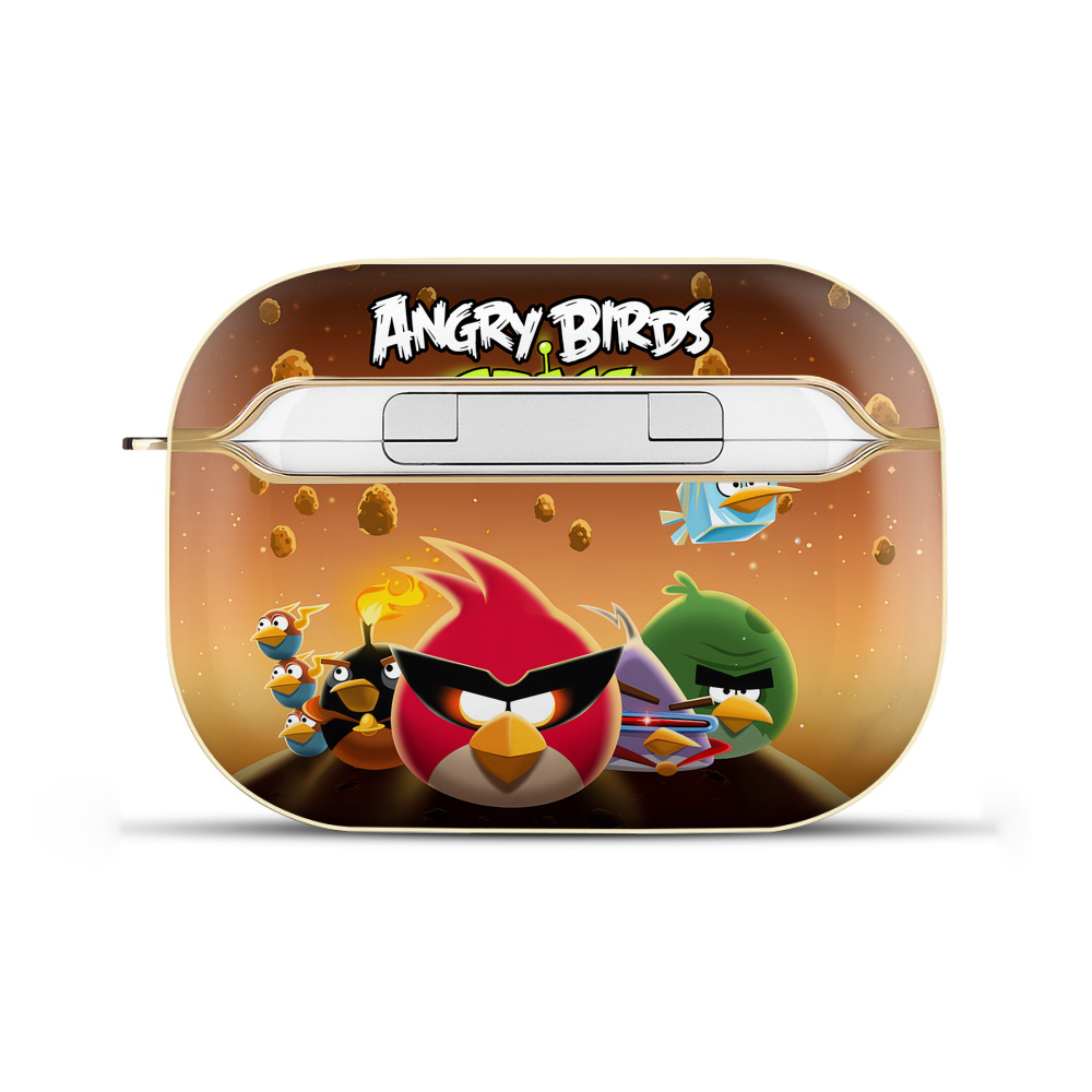 （画像用） Angry Birds アングリーバード 【AirPods Pro用】ハードシェル保護ケース｜耐衝撃・防指紋・カラビナ付き商品仕様