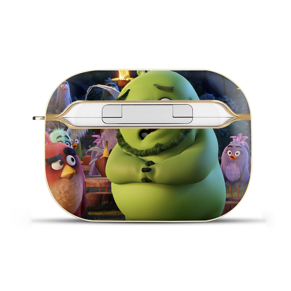 （画像用） Angry Birds アングリーバード 【AirPods Pro用】ハードシェル保護ケース｜耐衝撃・防指紋・カラビナ付き商品仕様