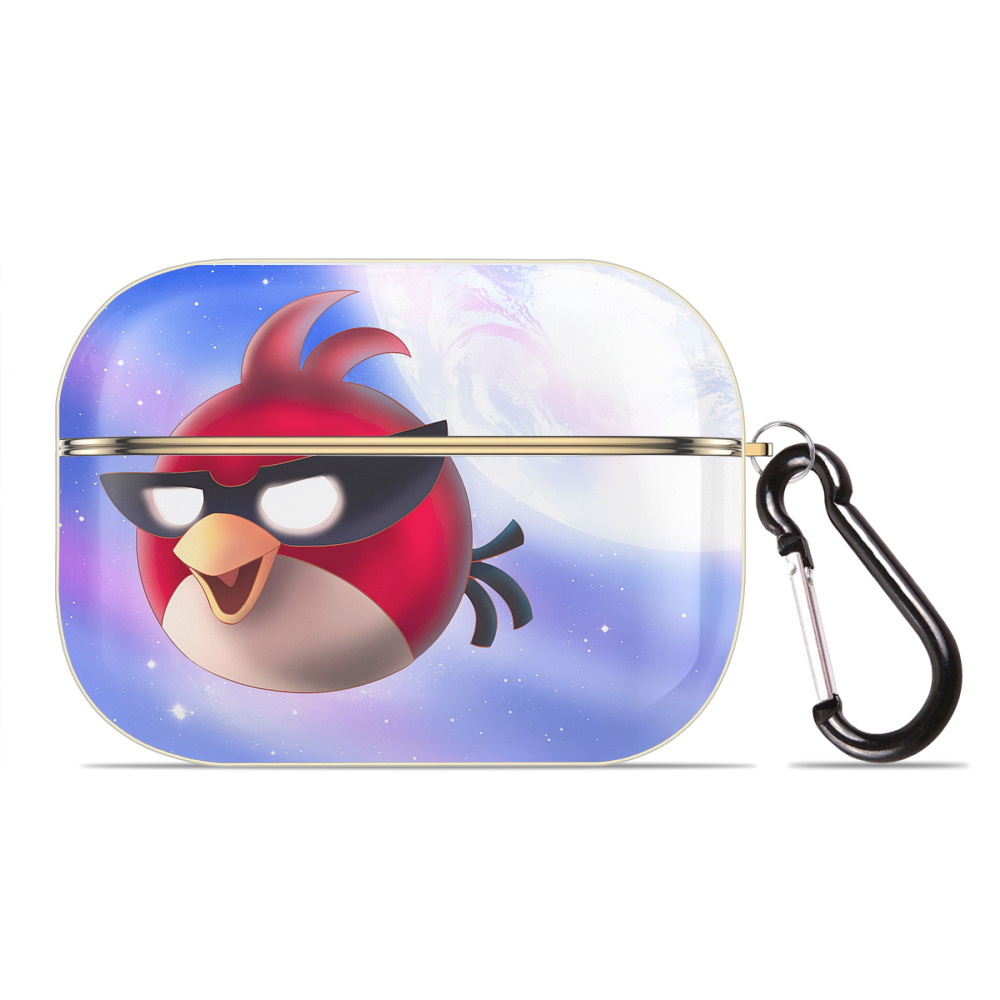 （画像用） Angry Birds アングリーバード 【AirPods Pro用】ハードシェル保護ケース｜耐衝撃・防指紋・カラビナ付き商品仕様