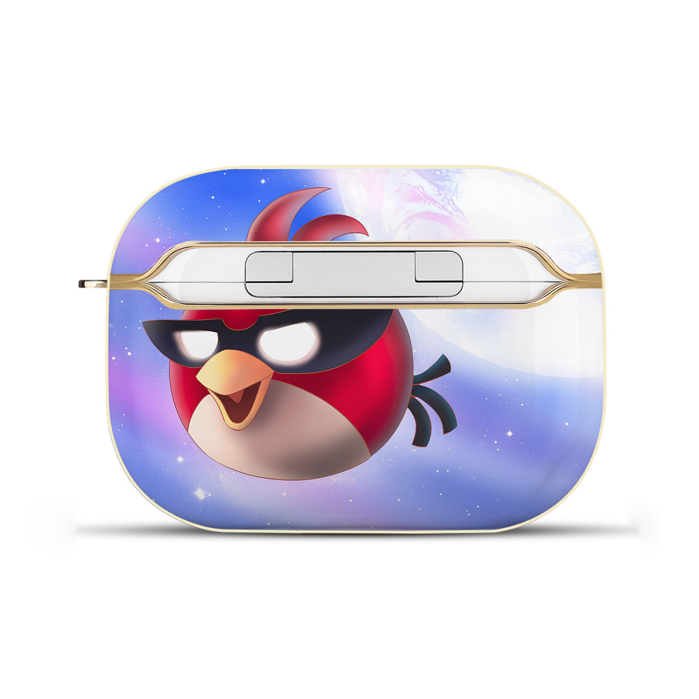 （画像用） Angry Birds アングリーバード 【AirPods Pro用】ハードシェル保護ケース｜耐衝撃・防指紋・カラビナ付き商品仕様