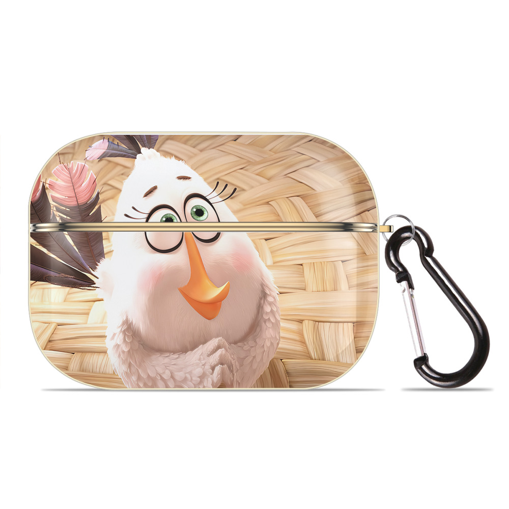 （画像用） Angry Birds アングリーバード 【AirPods Pro用】ハードシェル保護ケース｜耐衝撃・防指紋・カラビナ付き商品仕様