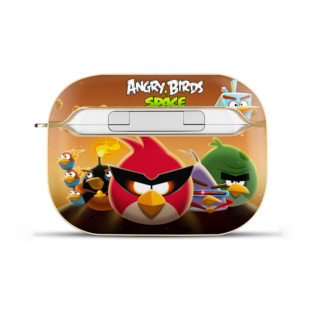 （画像用） Angry Birds アングリーバード 【AirPods Pro用】ハードシェル保護ケース｜耐衝撃・防指紋・カラビナ付き商品仕様
