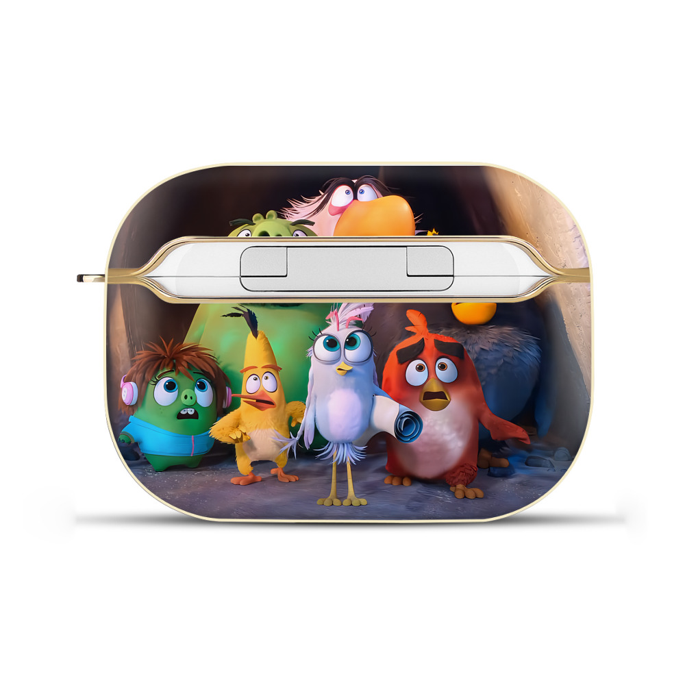（画像用） Angry Birds アングリーバード 【AirPods Pro用】ハードシェル保護ケース｜耐衝撃・防指紋・カラビナ付き商品仕様