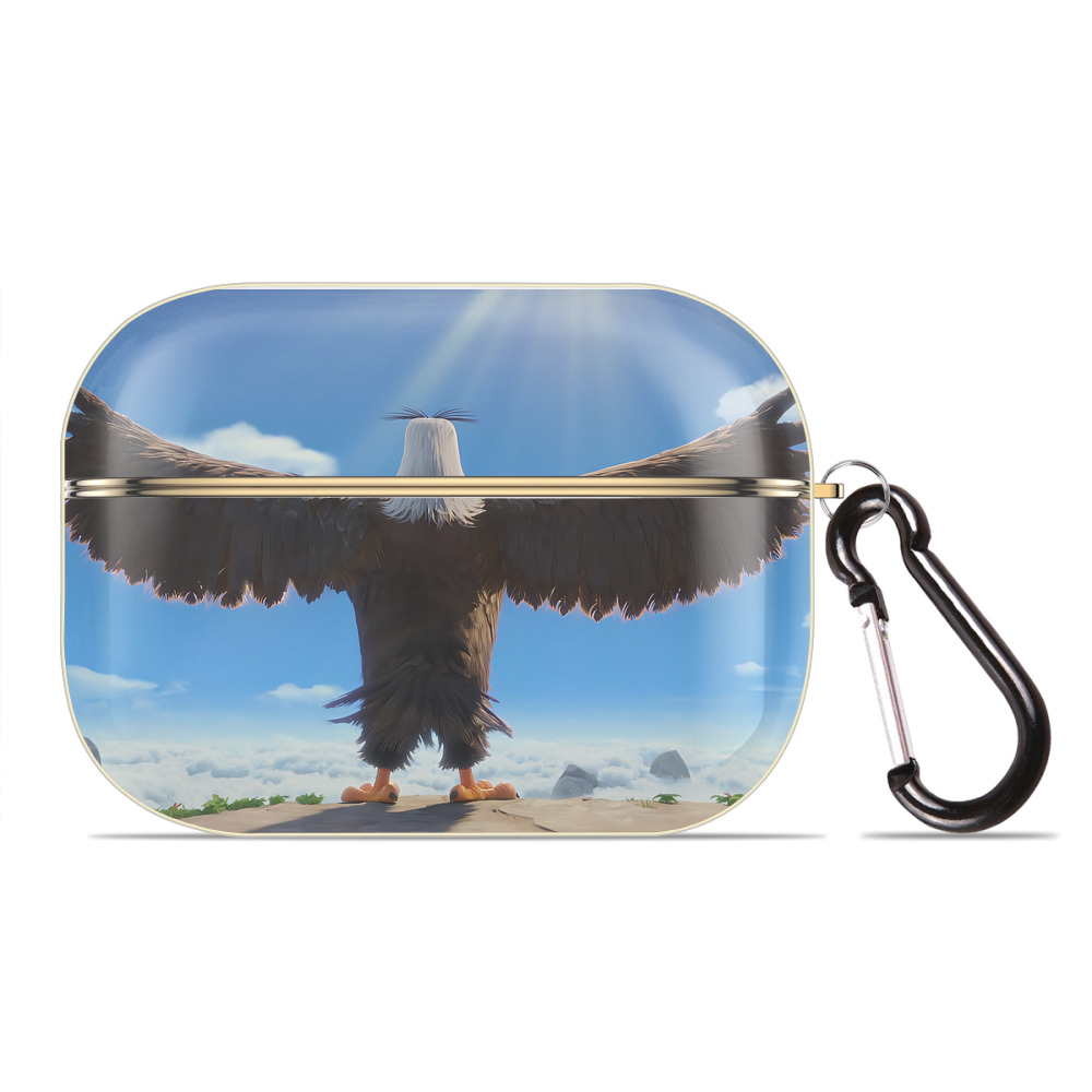 （画像用） Angry Birds アングリーバード 【AirPods Pro用】ハードシェル保護ケース｜耐衝撃・防指紋・カラビナ付き商品仕様