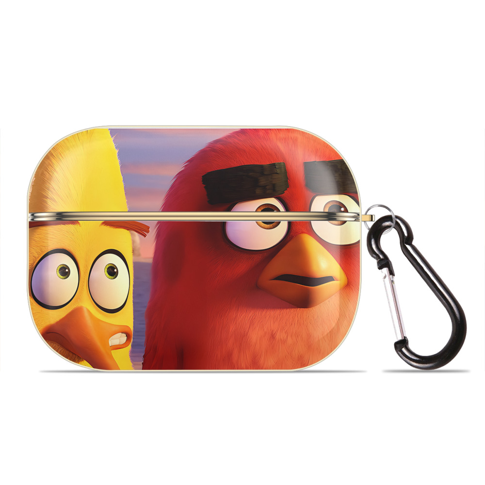 （画像用） Angry Birds アングリーバード 【AirPods Pro用】ハードシェル保護ケース｜耐衝撃・防指紋・カラビナ付き商品仕様
