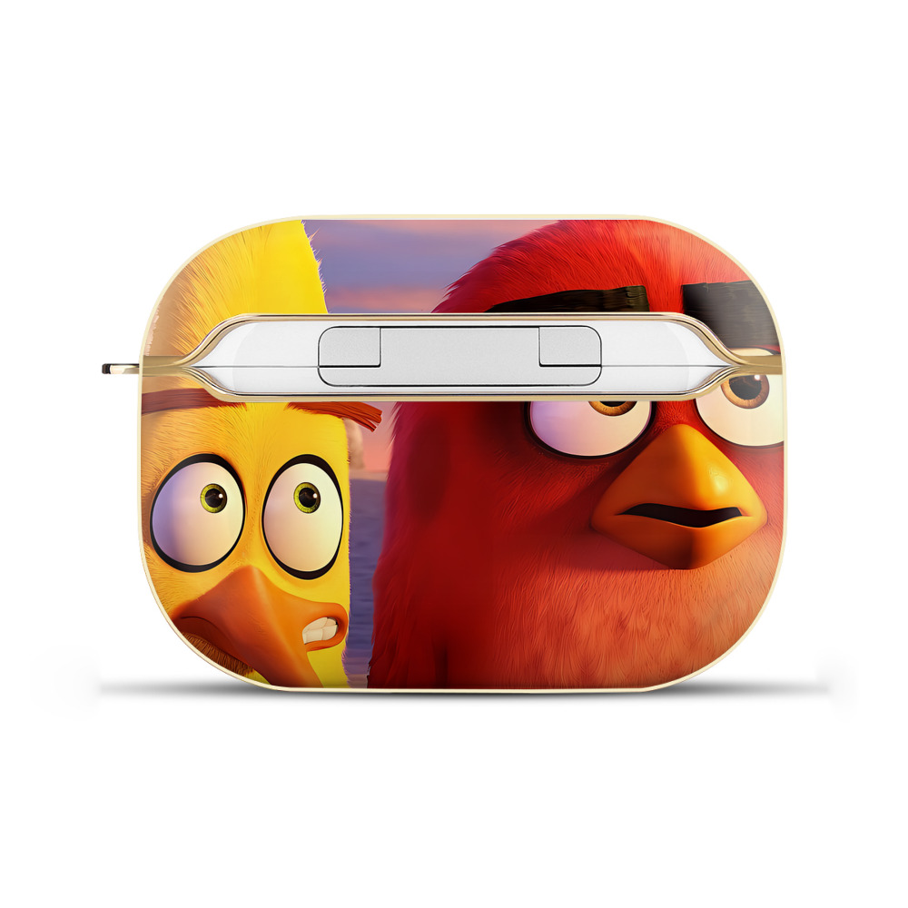 （画像用） Angry Birds アングリーバード 【AirPods Pro用】ハードシェル保護ケース｜耐衝撃・防指紋・カラビナ付き商品仕様