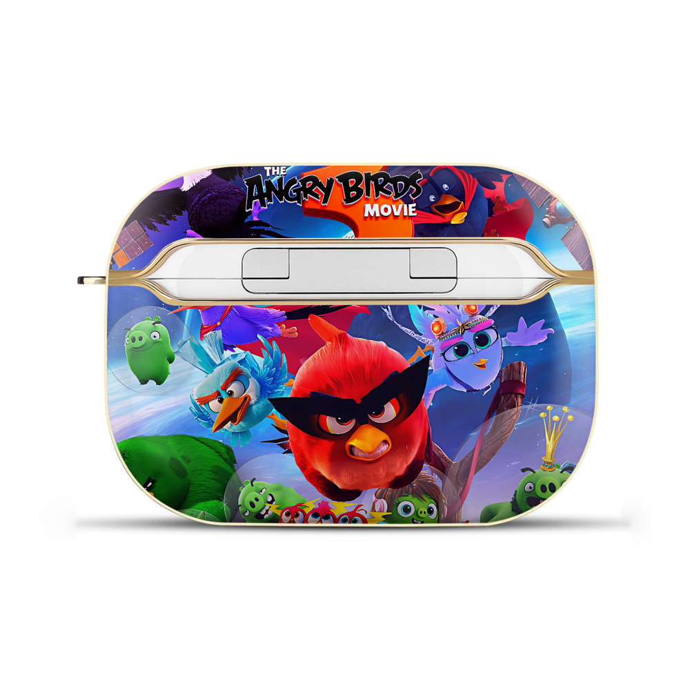 （画像用） Angry Birds アングリーバード 【AirPods Pro用】ハードシェル保護ケース｜耐衝撃・防指紋・カラビナ付き商品仕様