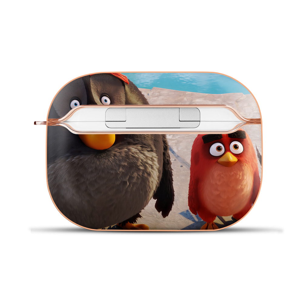 （画像用） Angry Birds アングリーバード 【AirPods Pro用】ハードシェル保護ケース｜耐衝撃・防指紋・カラビナ付き商品仕様