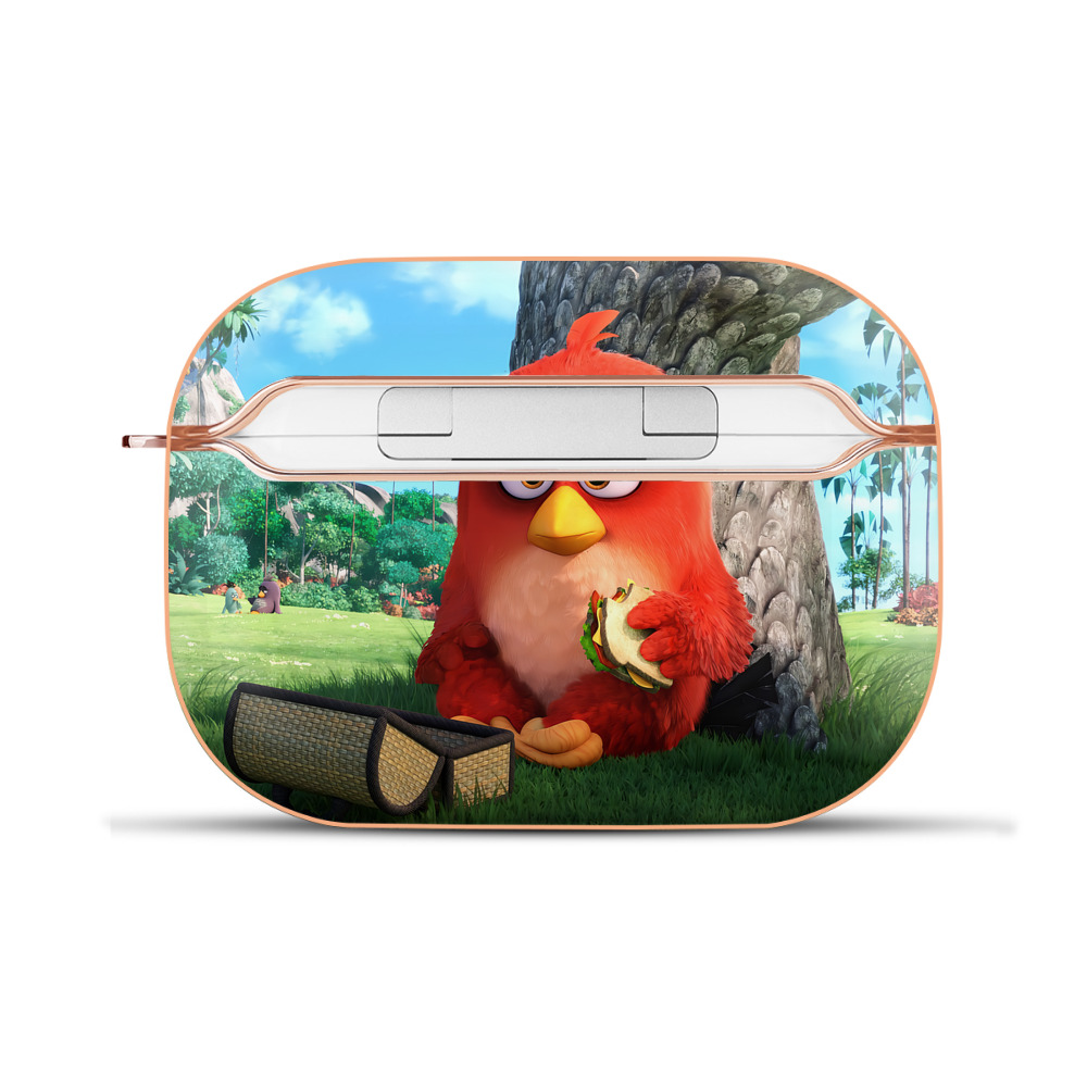 （画像用） Angry Birds アングリーバード 【AirPods Pro用】ハードシェル保護ケース｜耐衝撃・防指紋・カラビナ付き商品仕様