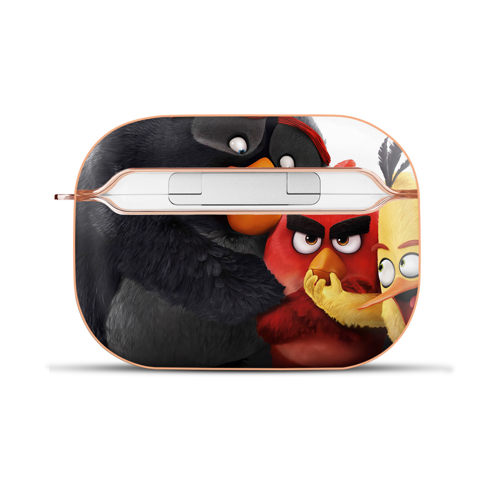 （画像用） Angry Birds アングリーバード 【AirPods Pro用】ハードシェル保護ケース｜耐衝撃・防指紋・カラビナ付き商品仕様