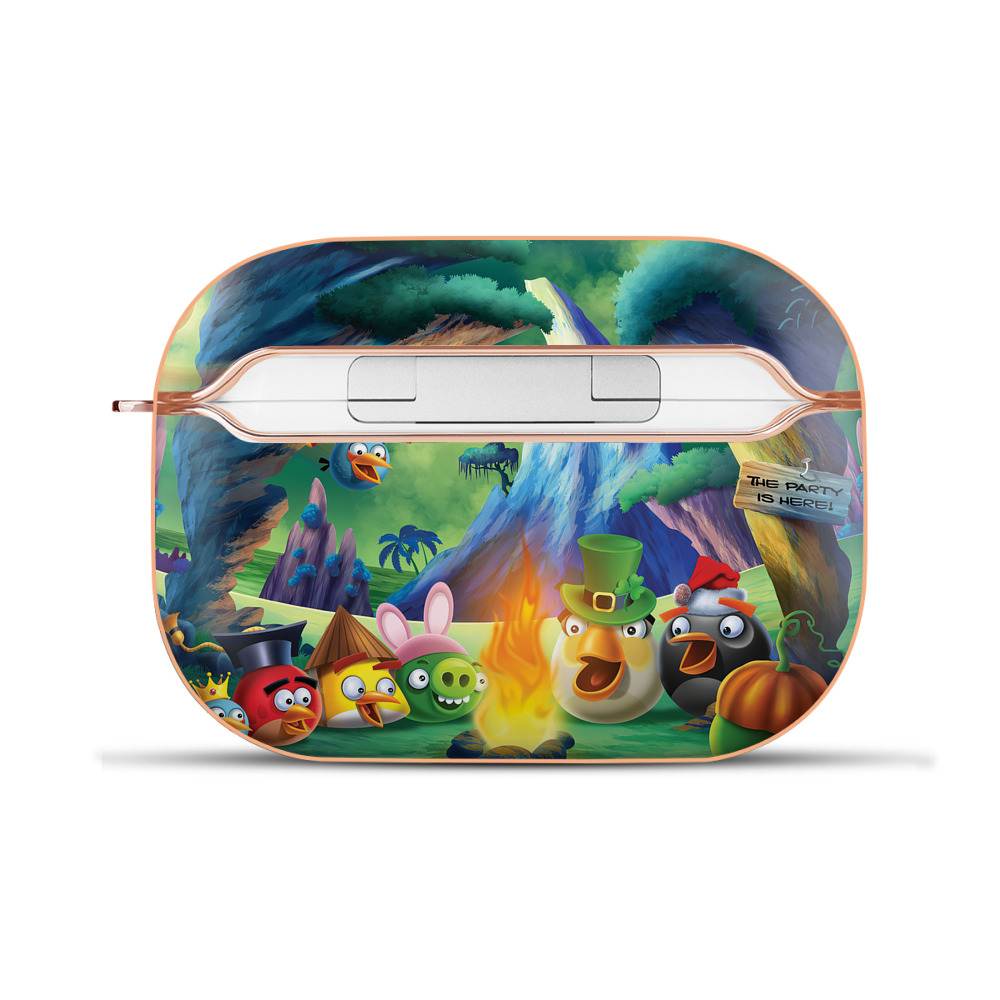 （画像用） Angry Birds アングリーバード 【AirPods Pro用】ハードシェル保護ケース｜耐衝撃・防指紋・カラビナ付き商品仕様