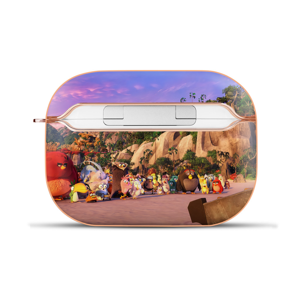 （画像用） Angry Birds アングリーバード 【AirPods Pro用】ハードシェル保護ケース｜耐衝撃・防指紋・カラビナ付き商品仕様