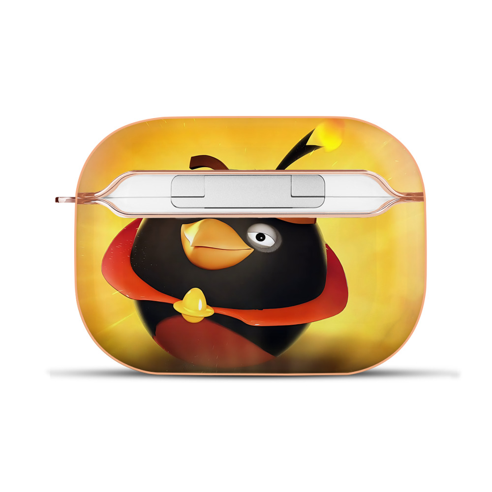 （画像用） Angry Birds アングリーバード 【AirPods Pro用】ハードシェル保護ケース｜耐衝撃・防指紋・カラビナ付き商品仕様