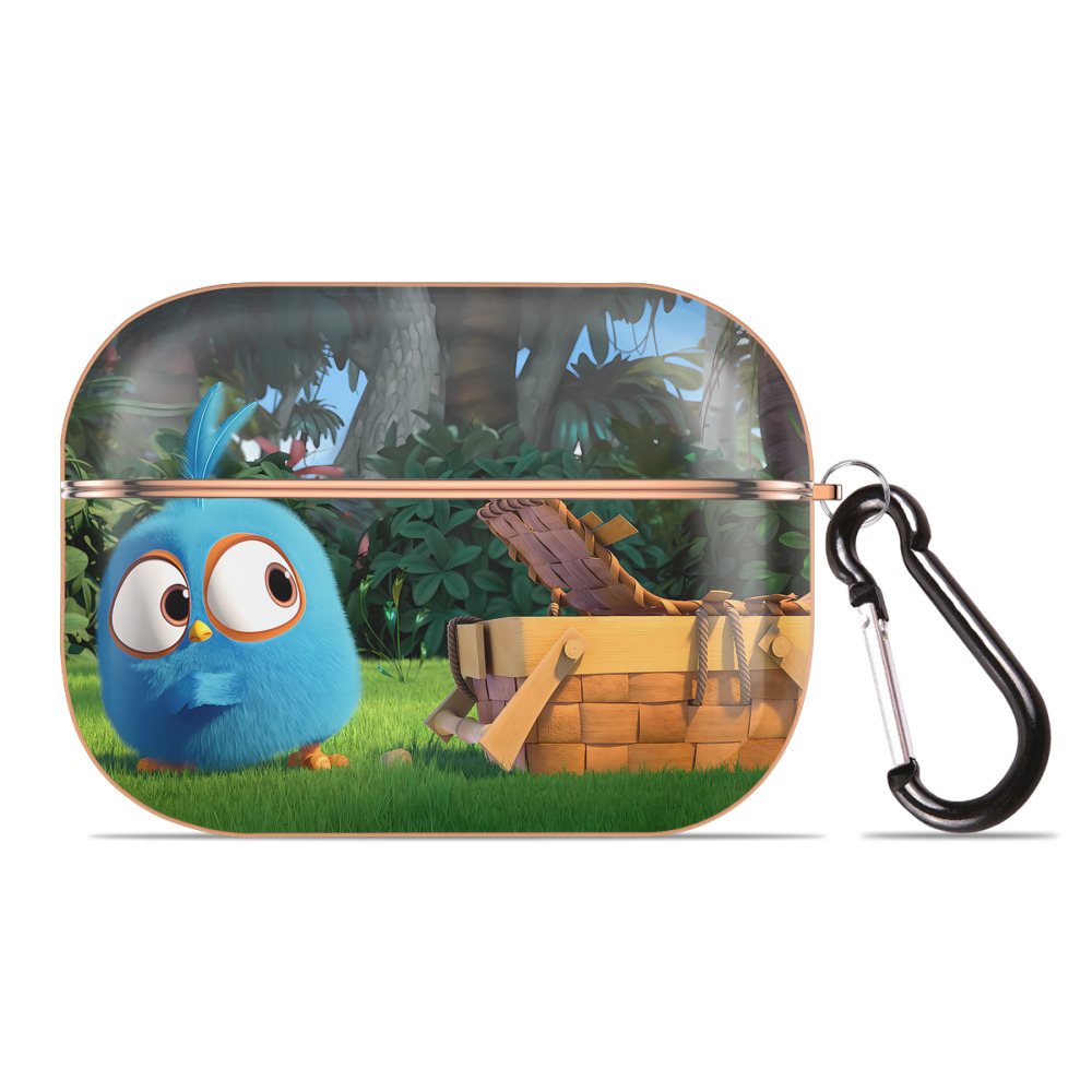 （画像用） Angry Birds アングリーバード 【AirPods Pro用】ハードシェル保護ケース｜耐衝撃・防指紋・カラビナ付き商品仕様