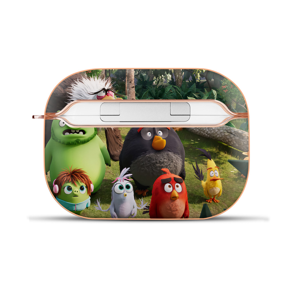 （画像用） Angry Birds アングリーバード 【AirPods Pro用】ハードシェル保護ケース｜耐衝撃・防指紋・カラビナ付き商品仕様
