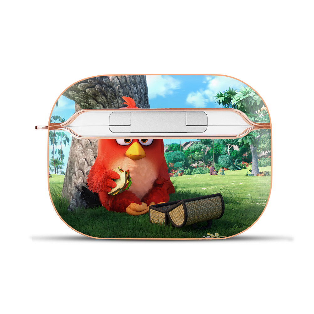 （画像用） Angry Birds アングリーバード 【AirPods Pro用】ハードシェル保護ケース｜耐衝撃・防指紋・カラビナ付き商品仕様