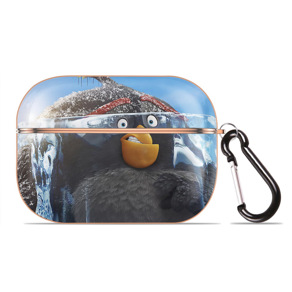 （画像用） Angry Birds アングリーバード 【AirPods Pro用】ハードシェル保護ケース｜耐衝撃・防指紋・カラビナ付き商品仕様